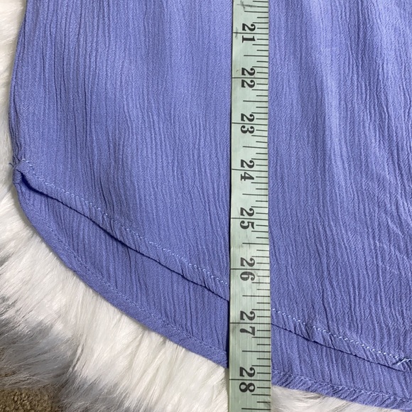 BeachLunchLounge lavender v neck blouse - Picture 12 of 12